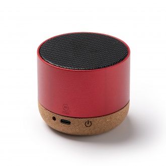 VOXEL - Wireless speaker made from recycled aluminum  with cork base