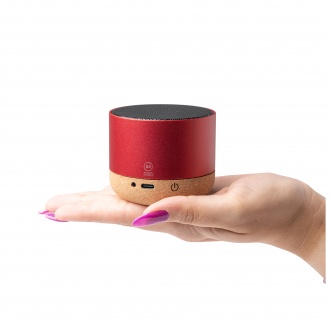 VOXEL - Wireless speaker made from recycled aluminum  with cork base
