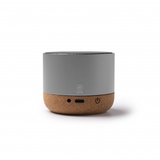 VOXEL - Wireless speaker made from recycled aluminum  with cork base