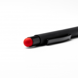 ZAGREB - Pen with rubber coating and stylus
