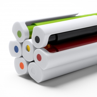 KANOR - Pen with body made of recycled ABS plastic