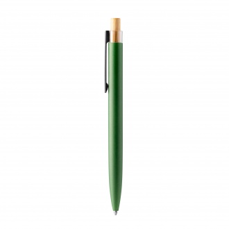 TANSA - Pen made of recycled aluminum with bamboo button