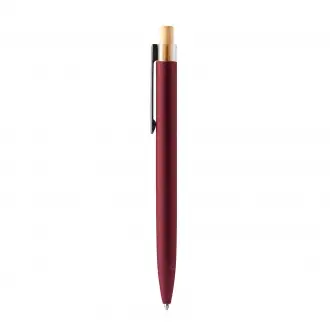 TANSA - Pen made of recycled aluminum with bamboo button
