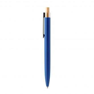 TANSA - Pen made of recycled aluminum with bamboo button