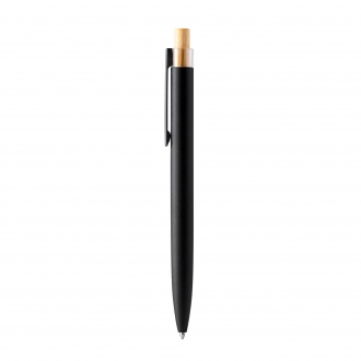 TANSA - Pen made of recycled aluminum with bamboo button