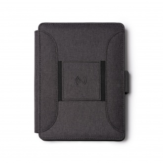 SAMPER - Multifunctional folder made of RPET fabric with A5 format.