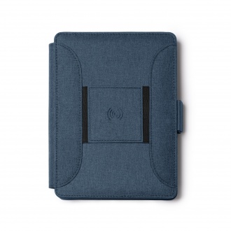 SAMPER - Multifunctional folder made of RPET fabric with A5 format.