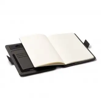 SAMPER - Multifunctional folder made of RPET fabric with A5 format.