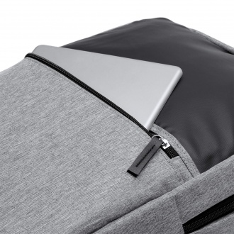 KITON - Backpack made of RPET material with PU leather details