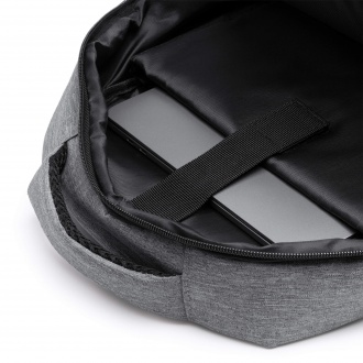 KITON - Backpack made of RPET material with PU leather details