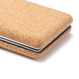 SANTIS - Pocket Folding Mirror made of cork