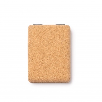 SANTIS - Pocket Folding Mirror made of cork