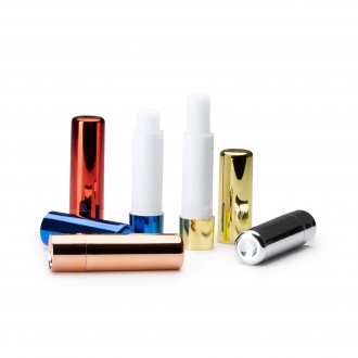 BABEL - Lip balm in a case with a metallic finish