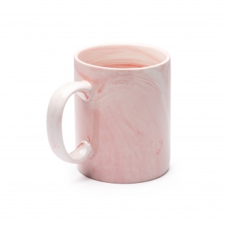 NORVAL - Ceramic mug with a marble-like finish