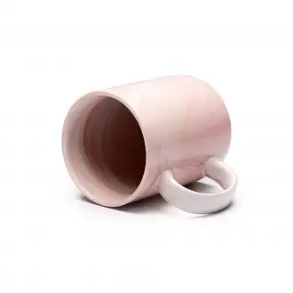 NORVAL - Ceramic mug with a marble-like finish