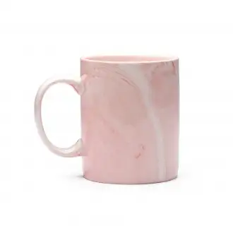 NORVAL - Ceramic mug with a marble-like finish