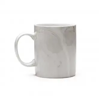 NORVAL - Ceramic mug with a marble-like finish