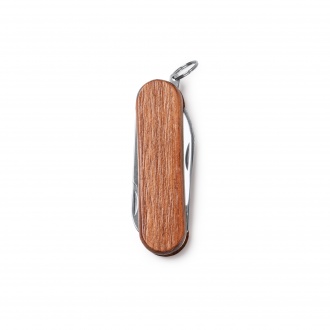 WESTON - Multifunctional knife made of stainless steel with wooden handle
