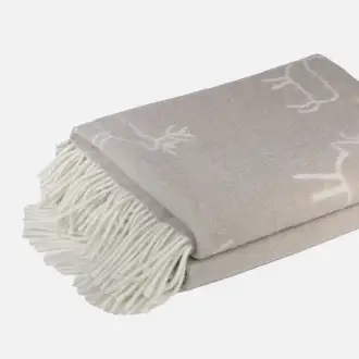TAPIO WOOL BLANKET - Wełniany koc