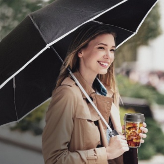 HUOMIO UMBRELLA - Reverse RPET umbrella