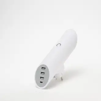 Spotlight Wallcharger - USB charger with flashlight