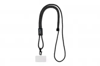 LANY WRISTBAND CHARGE ECO - pasek na nadgarstek do telefonu i kabel 60W USB-C, USB-C z RPET