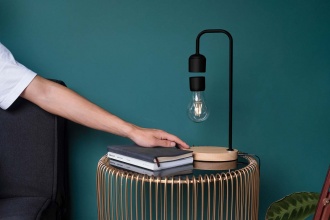 Levitating lamp - Lamp with levitating bulb