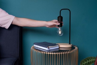 Levitating lamp - Lamp with levitating bulb