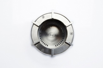 Ember Stove - Compact stainless steel stove.
