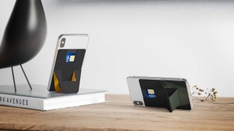 Foldstand Phone And Cardholder
