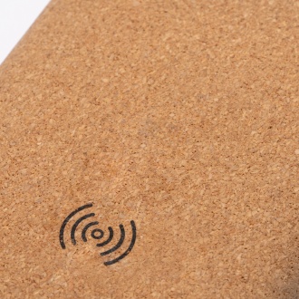 ROTOX - Powerbank with a capacity of 10000 MAH, made of wheat fiber and cork