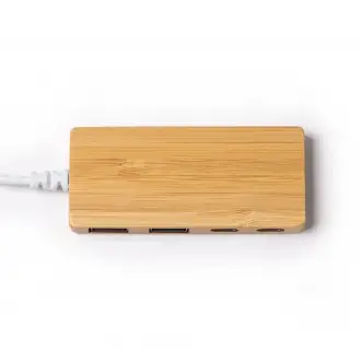 PABLEK - Rozgałęziacz USB wykonany z bambusa