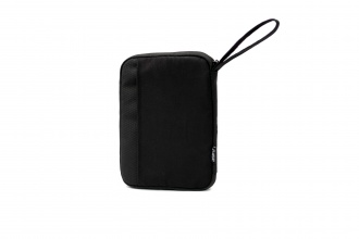Rover Eco black - Etui podróżne A5 wykonane z materiału RPET