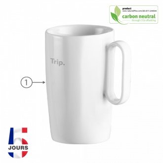 Calypso - Ceramic coffee mug, 330ml.