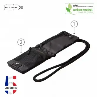 Sacoche - A pouch for your phone and essentials, made from RPET material.