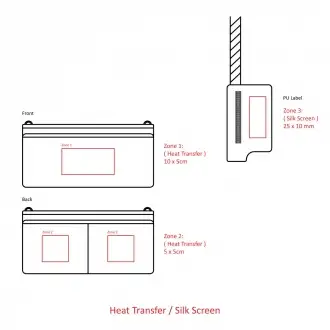  Chili Cross Over Bag - A pouch for carrying essential items, made from RPET material.