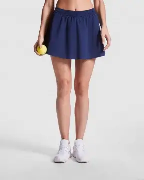 Serena - A lightweight and stretchy technical skirt for women made from recycled polyester.
