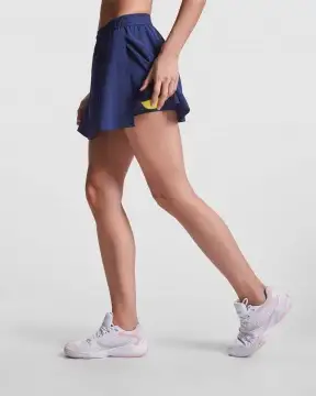 Serena - A lightweight and stretchy technical skirt for women made from recycled polyester.