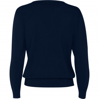 Hilux Woman - Women's v-neck fine knit sweater 