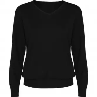 Hilux Woman - Damski sweter z cienkiej dzianiny z dekoltem w serek.