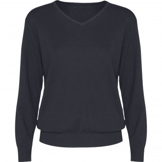 Hilux Woman - Women's v-neck fine knit sweater 