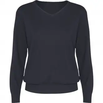Hilux Woman - Damski sweter z cienkiej dzianiny z dekoltem w serek.