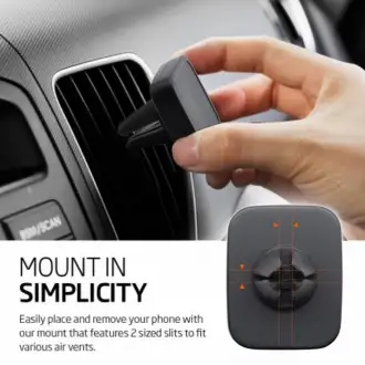 ALLO 2 WHEAT FIBER - magnetic phone holder for car vent
