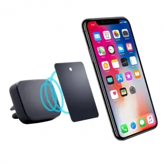 ALLO 2 ECO - magnetic phone holder for ventilation grilles, recycled ABS