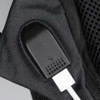 ECO - RPET fabric backpack with USB port