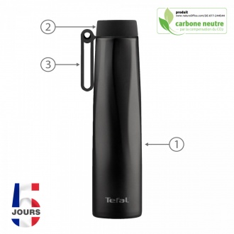 CALYPSO 0.75L - 750ML thermal bottle with handle