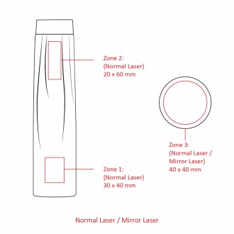 CALYPSO 0.75L - 750ML thermal bottle with handle