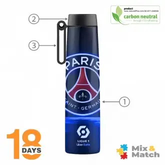 Calypso - 0.75L thermal bottle with handle and 360UV print.