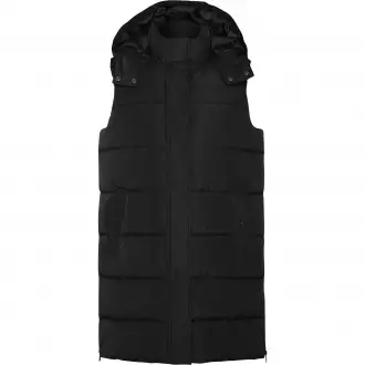 Reine - Women's down sleeveless jacket with detachable hood.