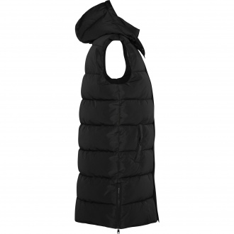 Reine - Women's down sleeveless jacket with detachable hood.